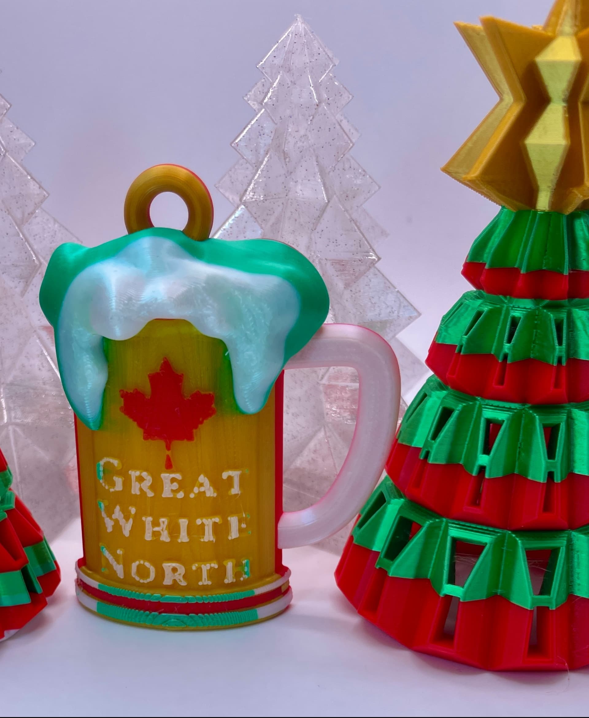 Day 1 Christmas Beer ornament 3d model