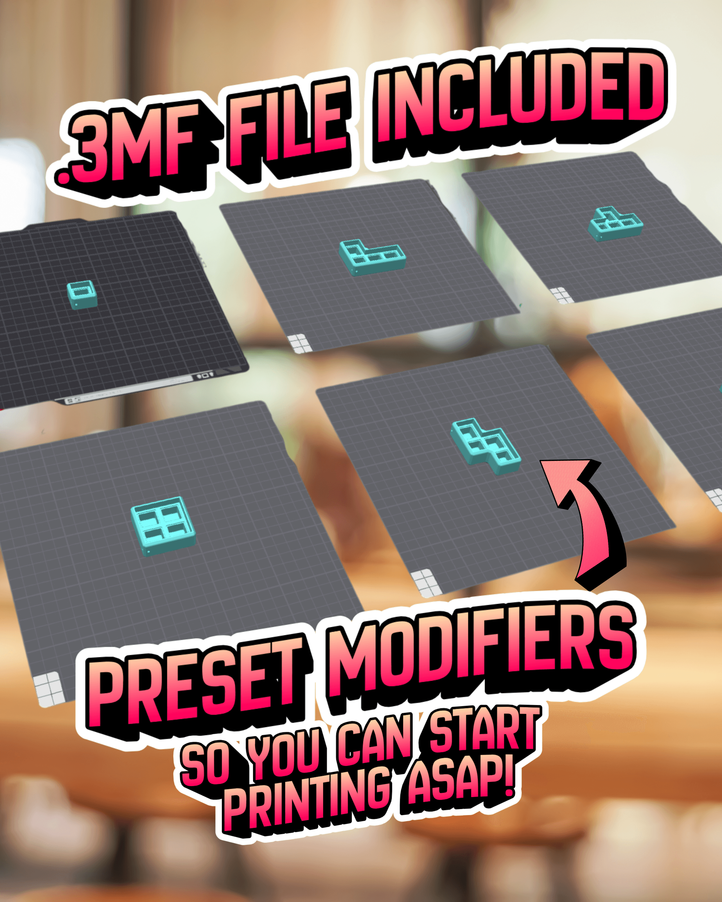 Mario Block Planters 3d model
