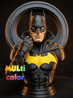 Dark Knight Bust Signal Multi-Color 3MF | Hero Statue | Bambu Ready 3d model