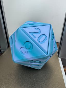 Mega D20 Fidget clicker 3d model