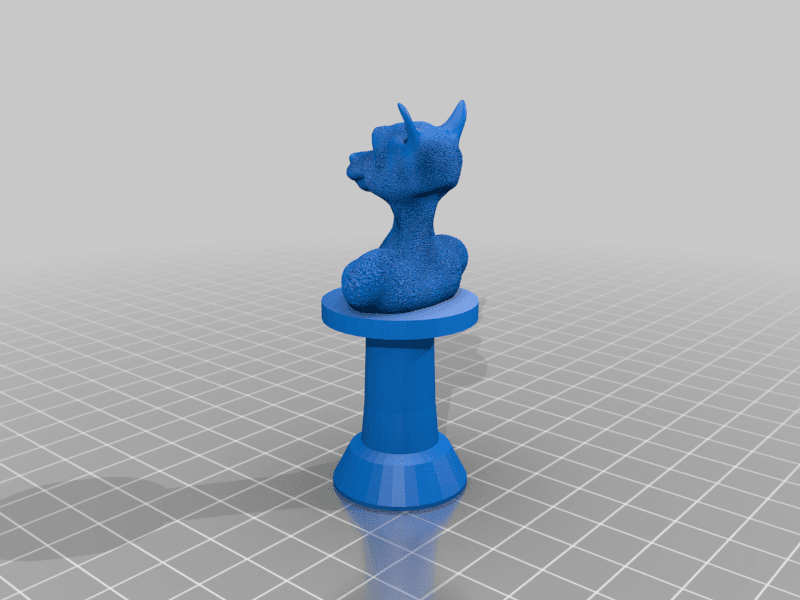 Improv_Fox_bust 3d model