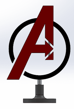 Avenger paper weight 3d model