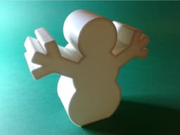 Snowman nestable box (v1) 3d model
