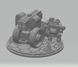 FHW: Worker Bots Heavy Riveter Weapon 3d model