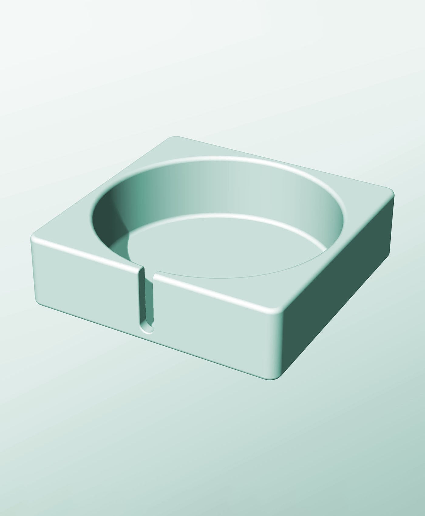 CS162-50-S Modular slotted component container modern decor 3d model
