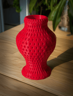 Fragaria Vase - Strawberry Vase 3d model