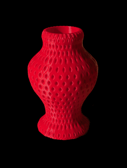 Fragaria Vase - Strawberry Vase 3d model