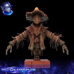 Mars Field Scarecrow 3d model