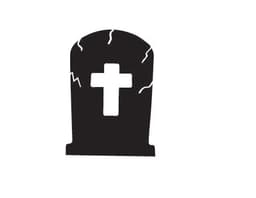 grave stone Halloween decoration 3d model