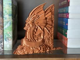 Dragon Bookend: Support-free 3d model