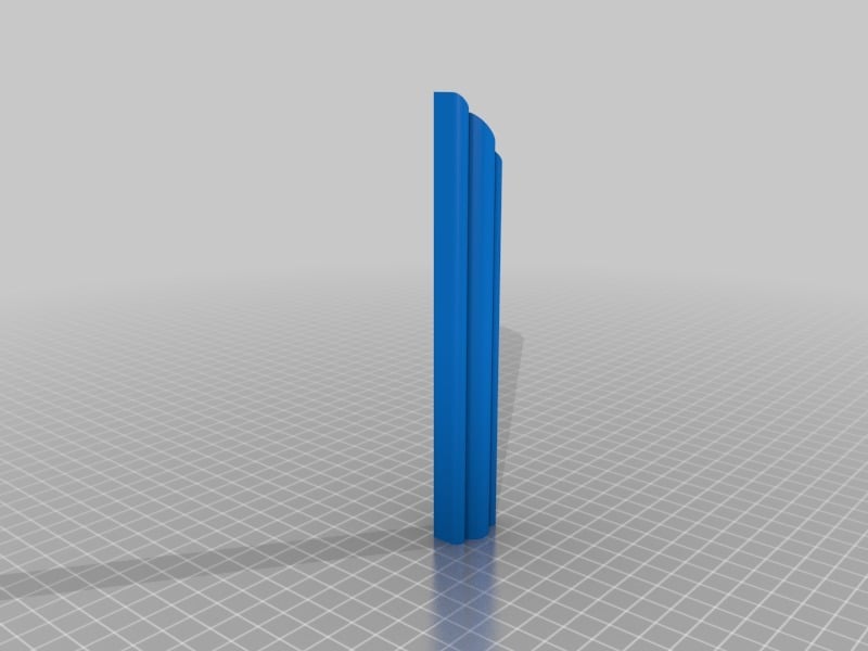 Decorative picture frame A3 3d model