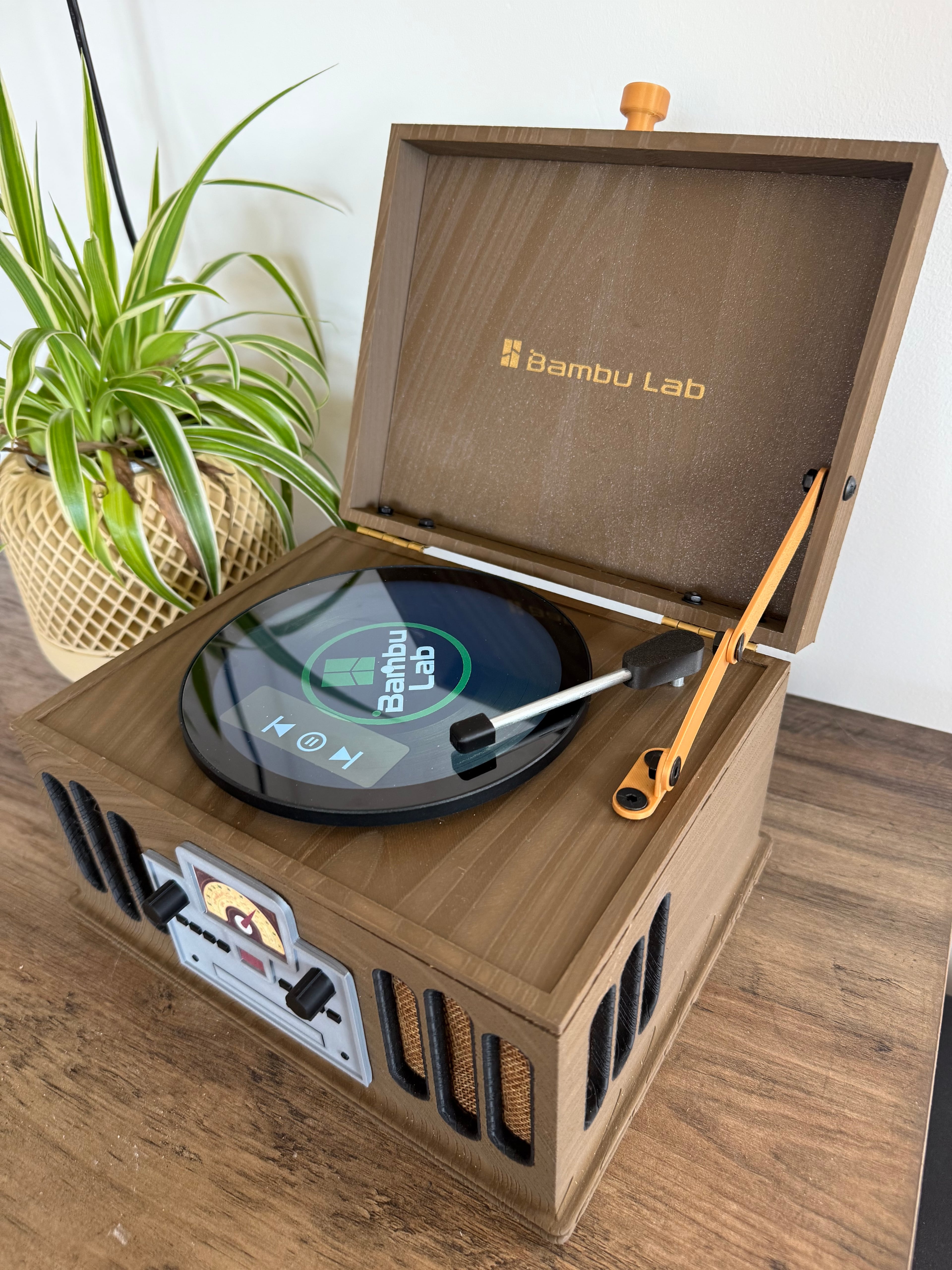 Vintage Record Player 3d model
