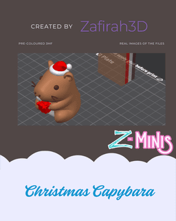 CHRISTMAS CAPYBARA 3d model