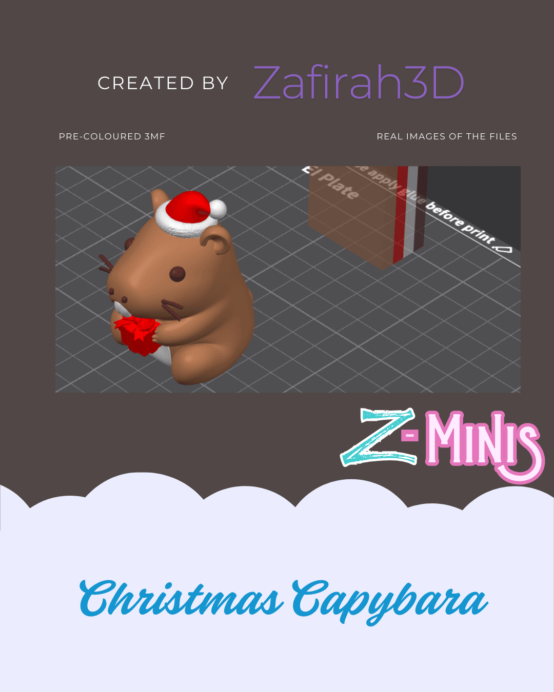 CHRISTMAS CAPYBARA 3d model