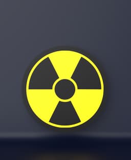 Radioactive Symbol - LED Strip compatible 3d model