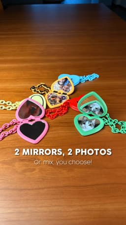 HEART LOCKET | MIRROR OR PHOTO HOLDER 3d model