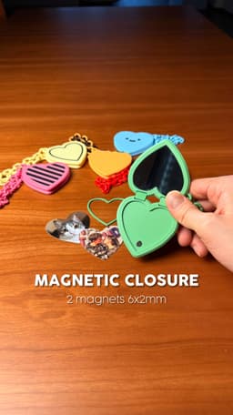 HEART LOCKET | MIRROR OR PHOTO HOLDER 3d model