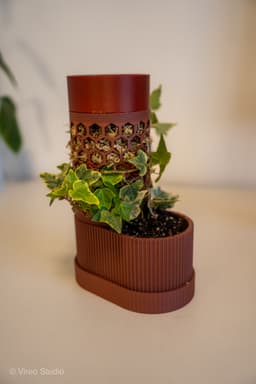 ClimbBud - Modular Moss Pole Planter for Climbing Plants 3d model