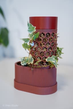 ClimbBud - Modular Moss Pole Planter for Climbing Plants 3d model
