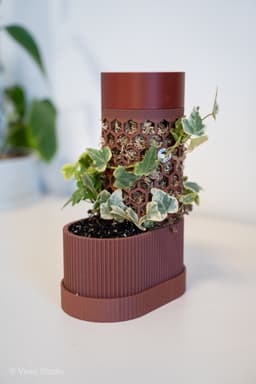 ClimbBud - Modular Moss Pole Planter for Climbing Plants 3d model