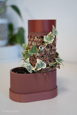 ClimbBud - Modular Moss Pole Planter for Climbing Plants 3d model