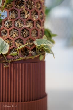 ClimbBud - Modular Moss Pole Planter for Climbing Plants 3d model