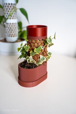 ClimbBud - Modular Moss Pole Planter for Climbing Plants 3d model