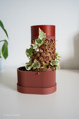 ClimbBud - Modular Moss Pole Planter for Climbing Plants 3d model