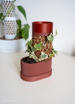 ClimbBud - Modular Moss Pole Planter for Climbing Plants 3d model
