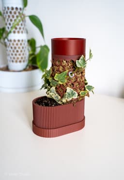 ClimbBud - Modular Moss Pole Planter for Climbing Plants 3d model
