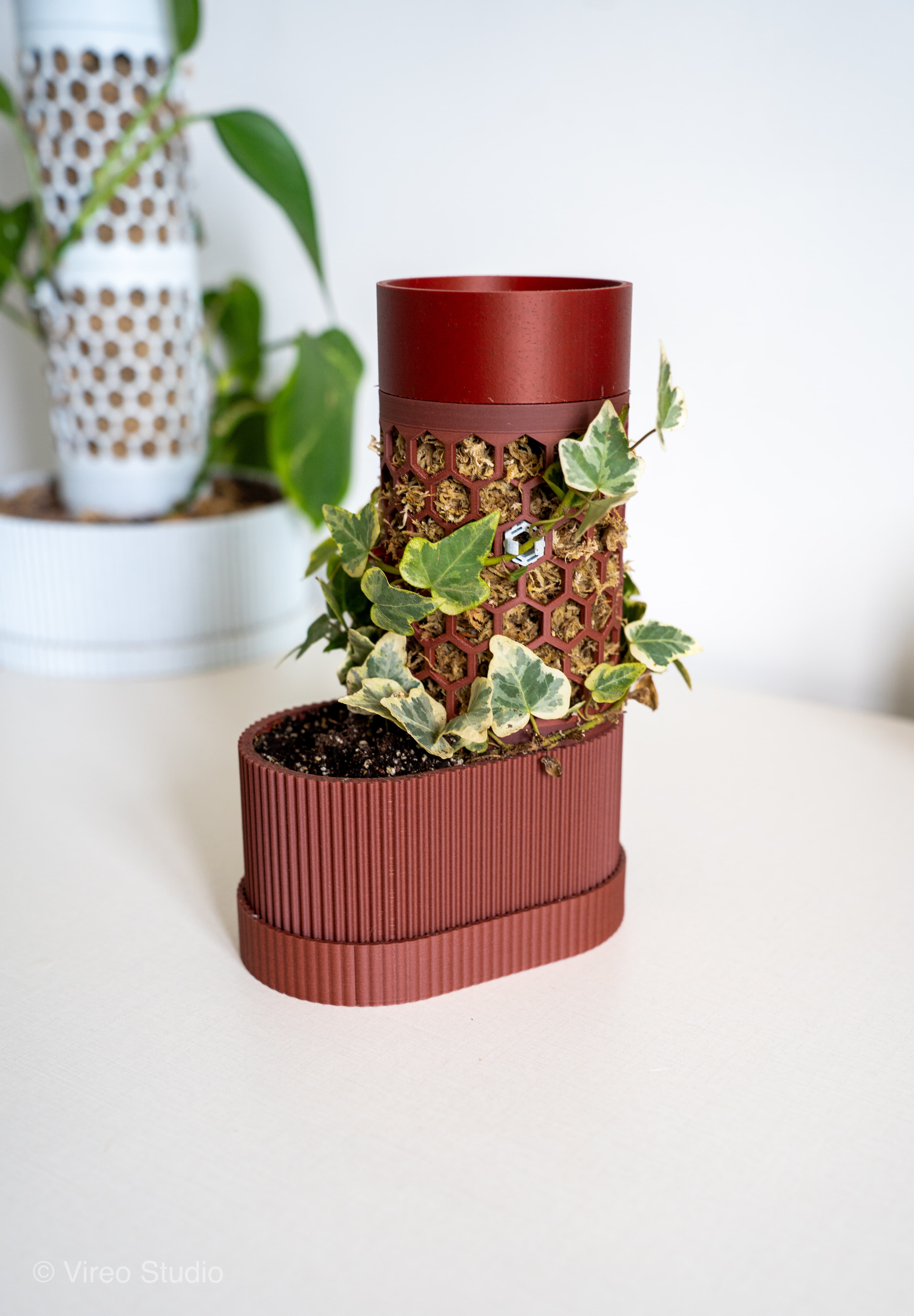 ClimbBud - Modular Moss Pole Planter for Climbing Plants 3d model