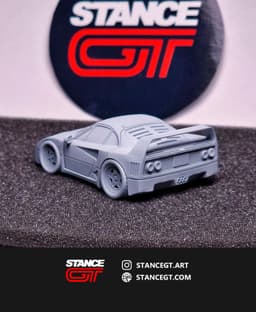 Ferrari F40 | Scale model kit car 3d model