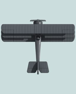 1:144 Sopwith Triplane 3d model