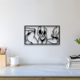 Girl Night Wall Art 3d model