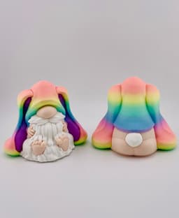 Long Ear Bunny Gnome 3d model