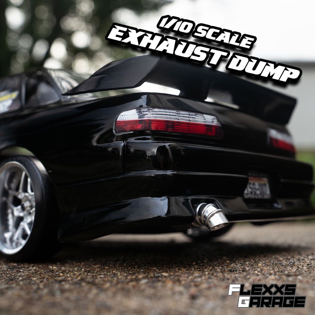 1/10 Scale Exhaust Dump 3d model