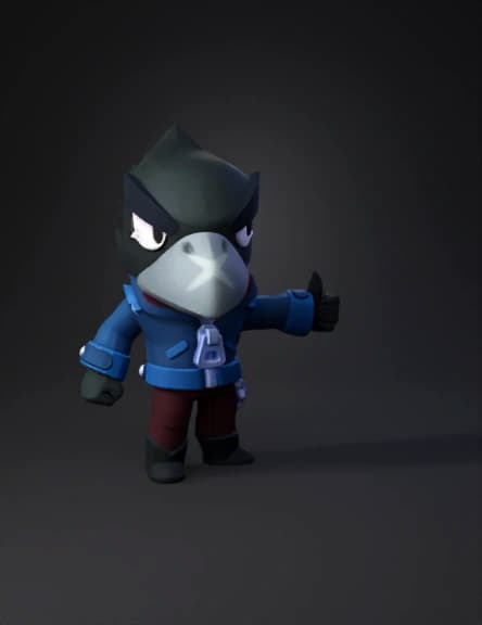 Crow from Brawl Stars 3d model