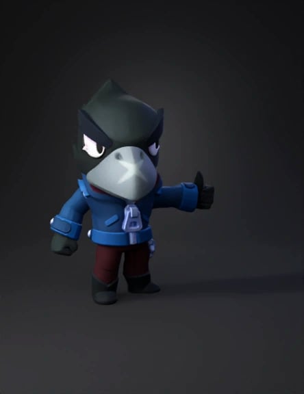 Crow from Brawl Stars 3d model