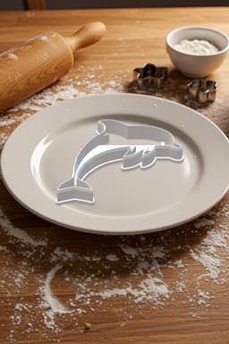 Dolphin Cookie Cutter, Biscuit Cutter 3d model