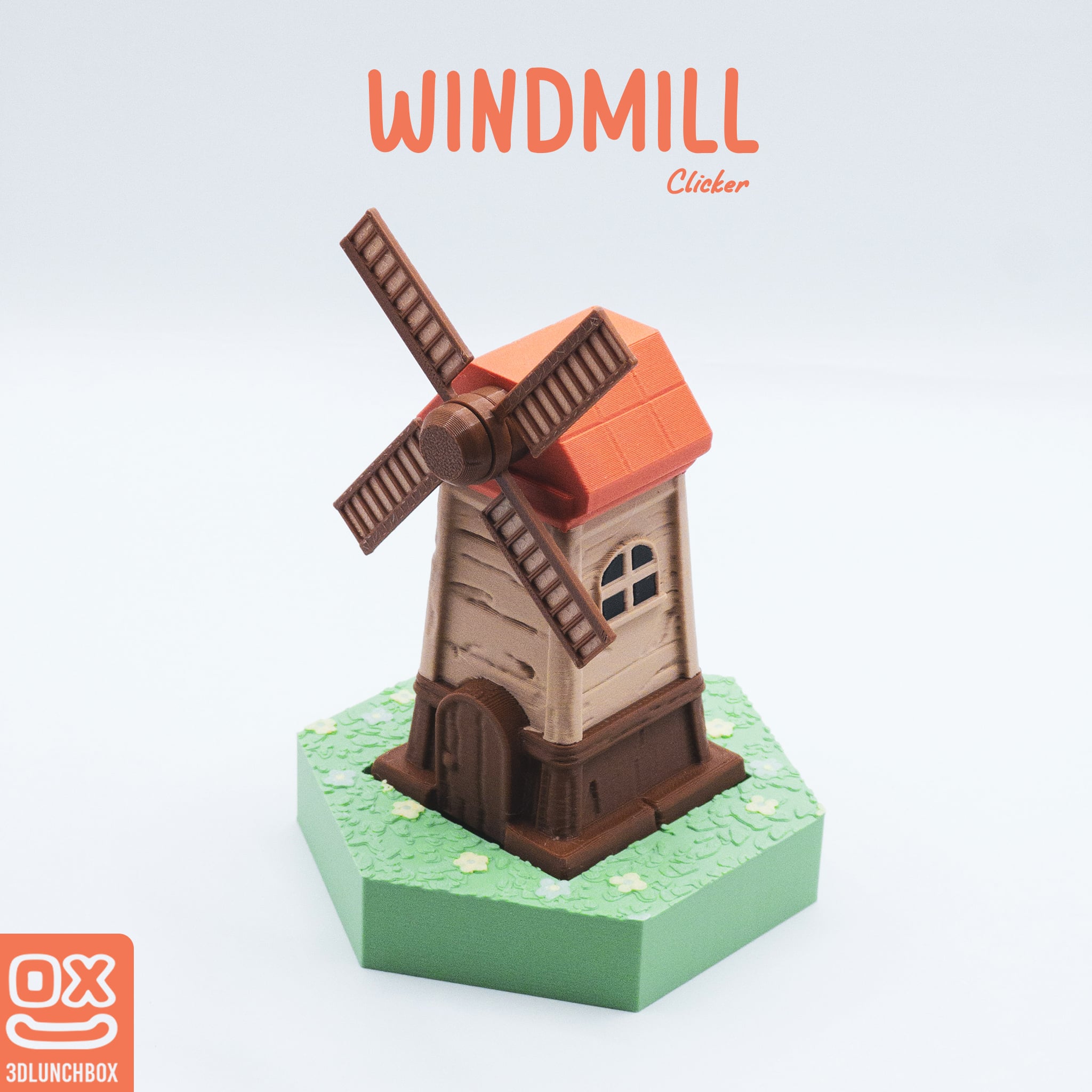 Windmill Clicker - LunchPals Collection Farm Series Assets 3d model