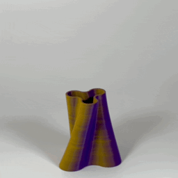 Twist Vase for Dried Flowers 3d model
