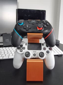 Vertical Dual Controller Stand 3d model