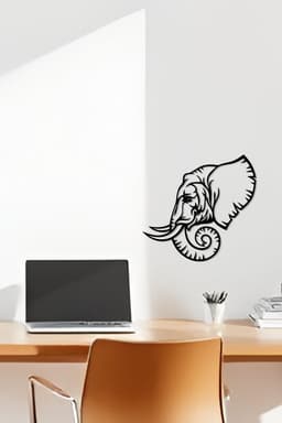 Elephant Wall Art, Wall Decor, Home Decor 3d model
