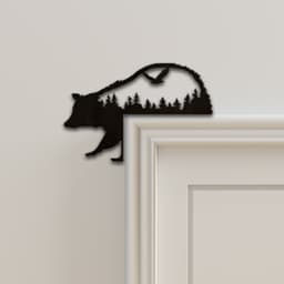 Bear Door Corner Decor 3d model