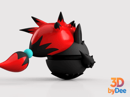 Zoroark Pokeball 3d model