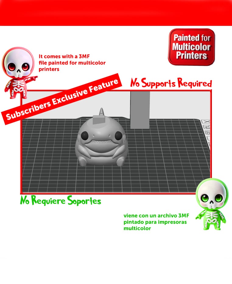 Spooky Shark 3d model