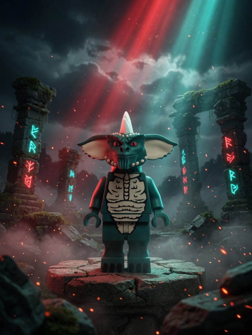 Midnight Mischief: Scaled Terror 3d model