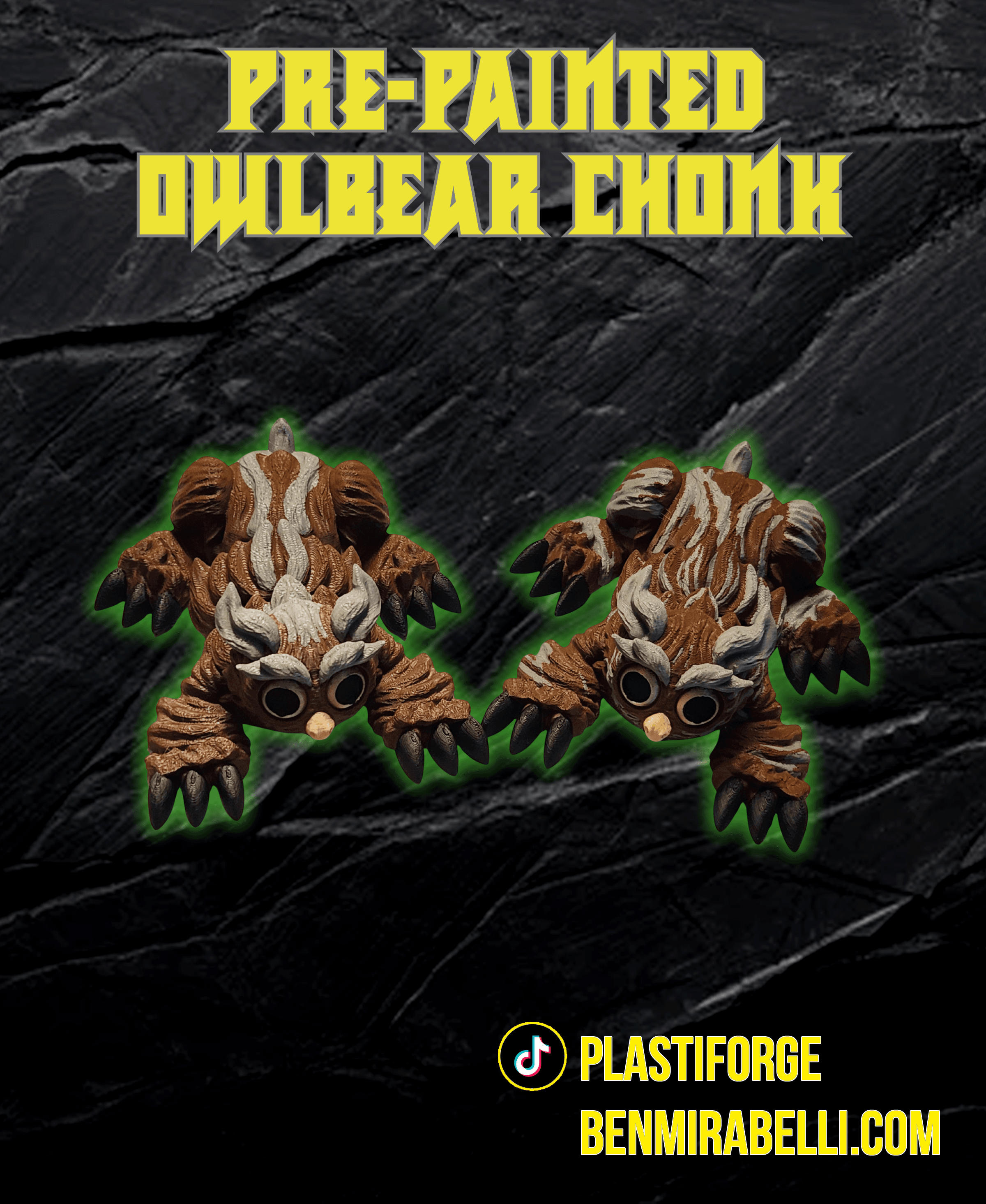 Pre painted Owlbear Chonk 3d model