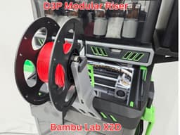 D3P riser for Bambu Lab X2D 3d model