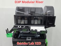 D3P riser for Bambu Lab X2D 3d model